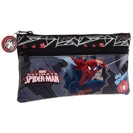 

Pencil pouch 2 Zippers Spiderman 22x12 cm.