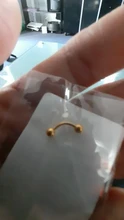 Lip-Ring Eyebrow Piercing Curved-Barbell Helix Surgical-Steel Daith Snug 1pcs/Lot 3mm-Ball