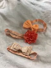 Accesorios de 3 unidades para niña pequeña, Diadema con lazo, diadema elástica para recién nacido, accesorios para fotos de cabello, regalo 2019