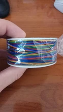 One Roll 8 Colors 30AWG Wire Wrapping Wire, Tinned Copper Solid, PVC insulation
