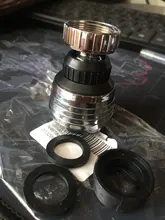 Grifo aireador de cocina, 2 modos, 360 grados, ajustable, filtro de agua, ahorro de agua, boquilla para grifo, Conector de Ducha