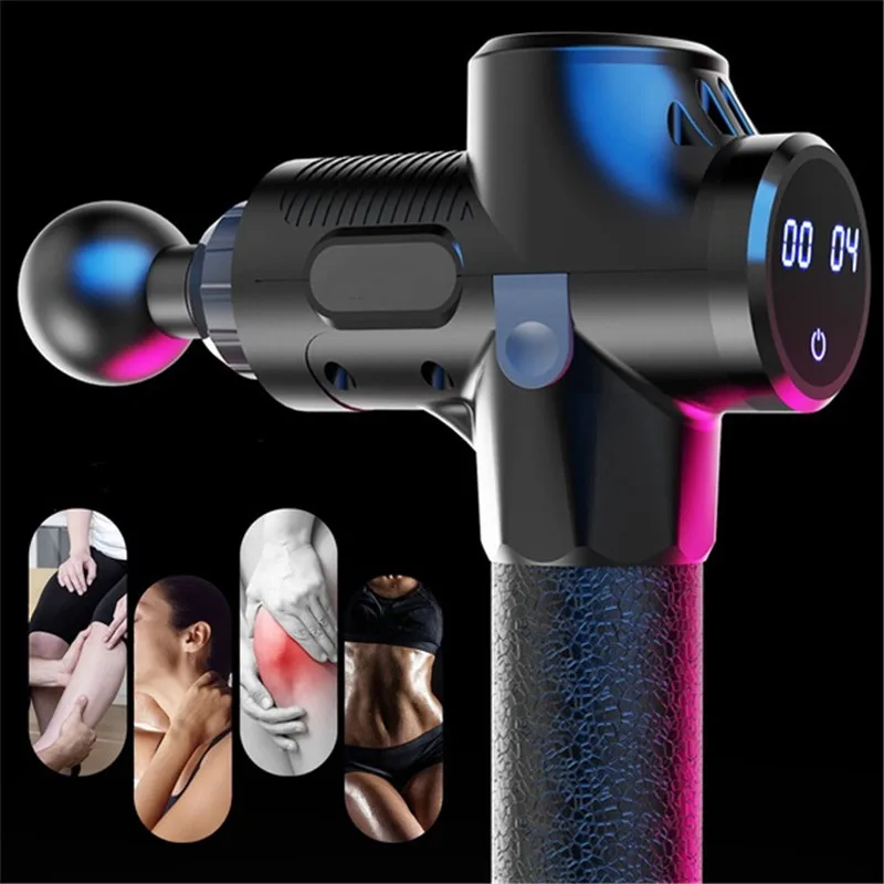 

Muscle Massage Gun Deep Tissue Massager Therapy Gun Exercising Muscle Pain Relief Body Slimming Shaping