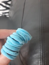 Diadema para chicas, diadema infantil de colores, gomas elásticas pequeñas para el pelo, banda de goma para bebé, accesorios para el cabello de nailon, 50/100 Uds.
