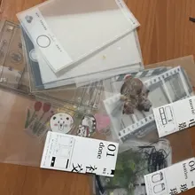 Tarjetas transparentes de felicitación DIY con sobre hechas a mano, sobres de invitación para fiestas de boda