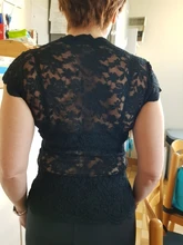 Hirigin-blusas de encaje para mujer, camisas acrílicas sexys para discoteca, blusas a la moda con escote en V profundo, Top de encaje Sexy con escote en V sin mangas