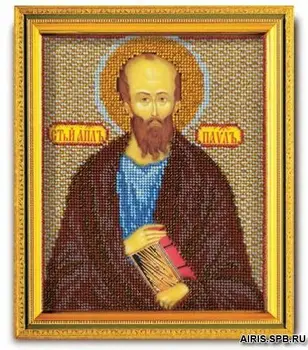 

В333 set for embroidery with beads 'Tiny ''St. Pavel ', 12x14.5 cm