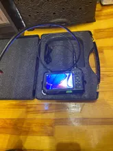 TESLONG NTS500 5,0 Pantalla LCD de 5,5mm de doble lente de la cámara del endoscopio 1080P Videoscopio Digital de cámara de inspección para automóviles boroscopio