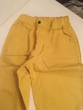 Pantalones harén de algodón para mujer, pantalón vaquero informal combinado con cintura elástica, de talla grande, amarillo y blanco, D321, novedad de verano