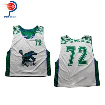 

OEM Design Custom Sublimation Lacrosse Reversibles Lacrosse Pinnies