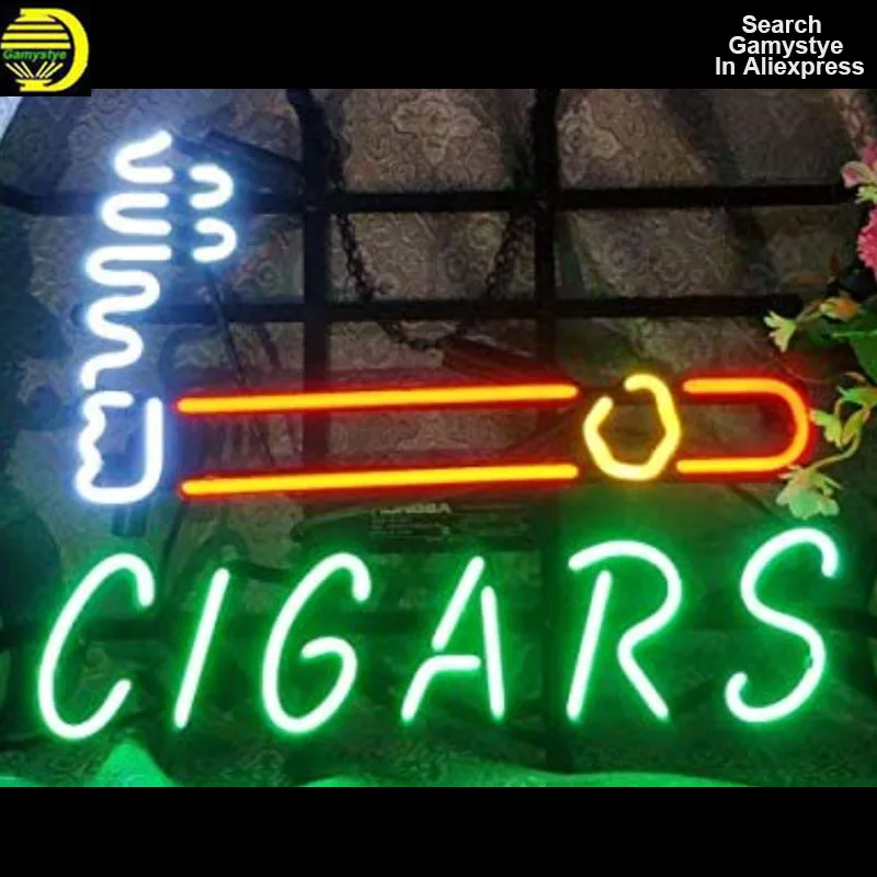 Neon Sign Cigars Believe Love Sweet Lamps Home Signs Beer Bar Pub Neon