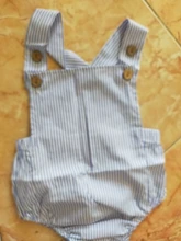 Ropa de verano para bebé de 0 a 3 años, Body de algodón para recién nacido, mono informal liso a rayas, trajes para el sol, 2019