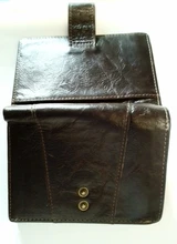 Wallets-Bag Purse-Fold Business-Card-Holder Vertical RFID Anti-Theft Vintage Genuine-Leather