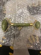 Rodillo de Jade para el cuidado de la piel, masajeador Facial de piedra Natural para cara, ojo Gua Sha, elimina arrugas, herramientas de belleza