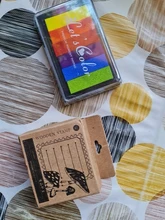 Almohadilla de tinta no tóxica de seguridad, 6 colores, almohadilla de tinta creativa de arco iris, sello de goma a base de aceite para impresión de dedos de niños, regalo artístico para niños