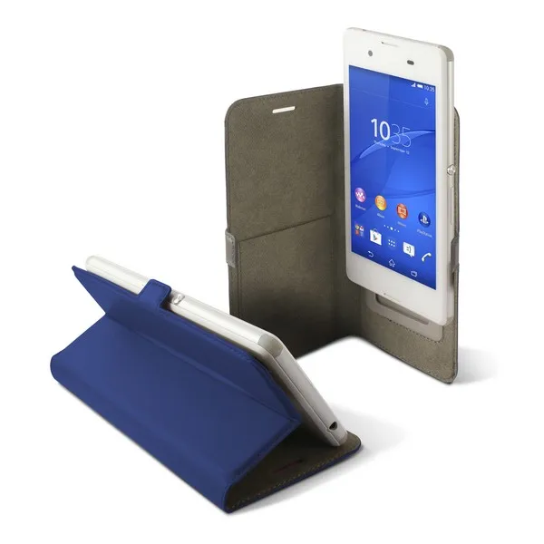 Универсальный мобильный чехол книжка для смартфона 5 &quotSlide Blue| |