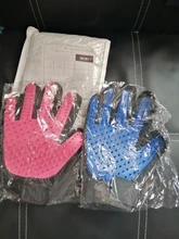 Goma de moda-cepillo para baño de Mascota, guante de silicona de Protección Ambiental para masaje de mascotas, guante de aseo para mascotas, suministros para mascotas gatos