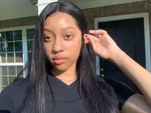 Hueso recto frente de encaje pelucas de cabello humano transparente peluca Frontal de encaje T parte Remy brasileño recto peluca con malla Frontal 28 30 pulgadas