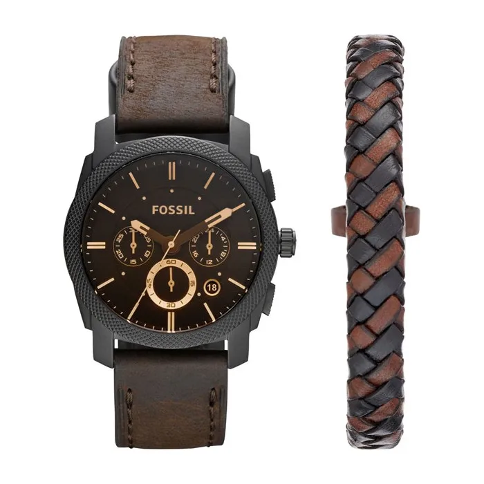 Quartz Wristwatches Fossil for mens FS5251SET Watches Mans Watch Wristwatch