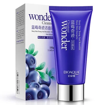 

Foam for washing bioaqua cleanser wonder with blueberry extract 100 ml