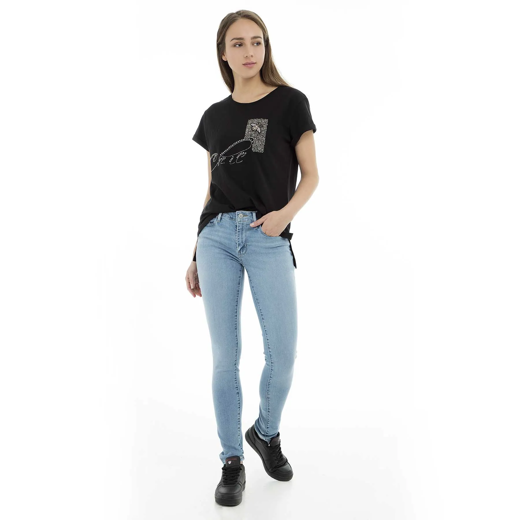 Levis 711 Джинсы женские джинсовые штаны 18881