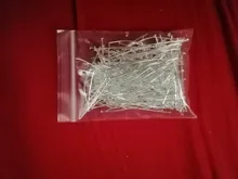 100-200 unids/bolsa 20 25 30 40 50 60 70 mm alfileres de cabeza de oro de cobre/rodio Headpins para resultados de la joyería de DIY suministros