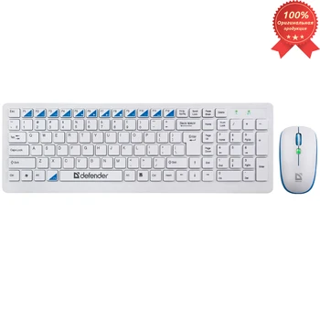 

Wireless keyboard + mouse KIT DEFENDER Skyline 895 Nano (White) Keys:104,1000/1500/2000dpi
