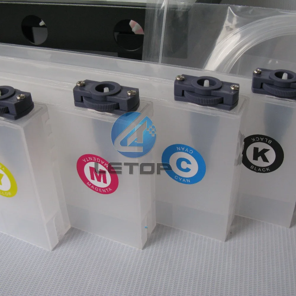 4 цвета СНПЧ Насыпная система чернил для Mimaki/Roland/Mutoh и других 4 цветных принтеров
