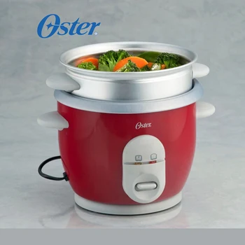 

Oster Ckstrc4723 Rice Cooker 0.6L 350W Plastic Steamer Tray Removable Non-Stick Container Automatic Function to Keep Rice Hot
