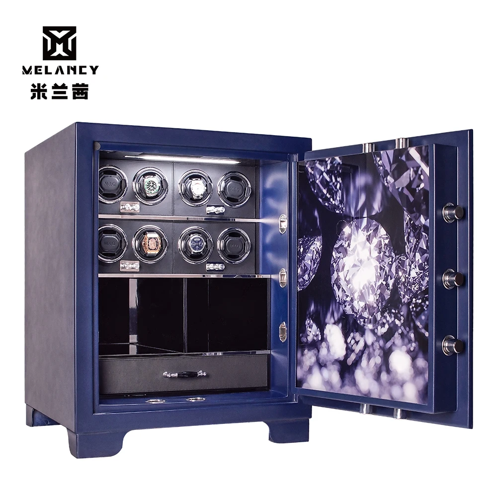 

Automatic Watch Winder For Mechanical Watch Box Holder Display Winding Jewelry Storage Watches Box Case High Gloss Paint Gift