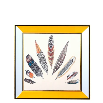 

Canvas Print Acrylic Metallic Framed Native American 51 * 51 cm