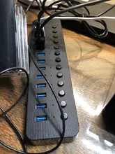 Usb-Extension Adapter Charging-Splitter Support ORICO Usb-3.0-Hub Powered On/off-Switches