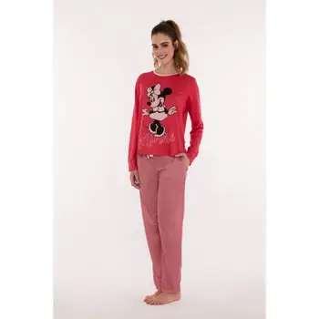 

pijama mujer disney Minnie Mouse invierno para casa javier golmar Naranja
