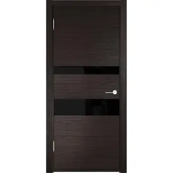 

Дверь межкомнатная остеклённая шпон Модерн 80x200 см цвет антик