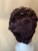 Blice-Peluca de pelo sintético para mujer, postizo de onda corta Natural, Color mezclado, resistente al calor, Kanekalon Peluca de P1B/30 pelucas para uso diario, envío gratis