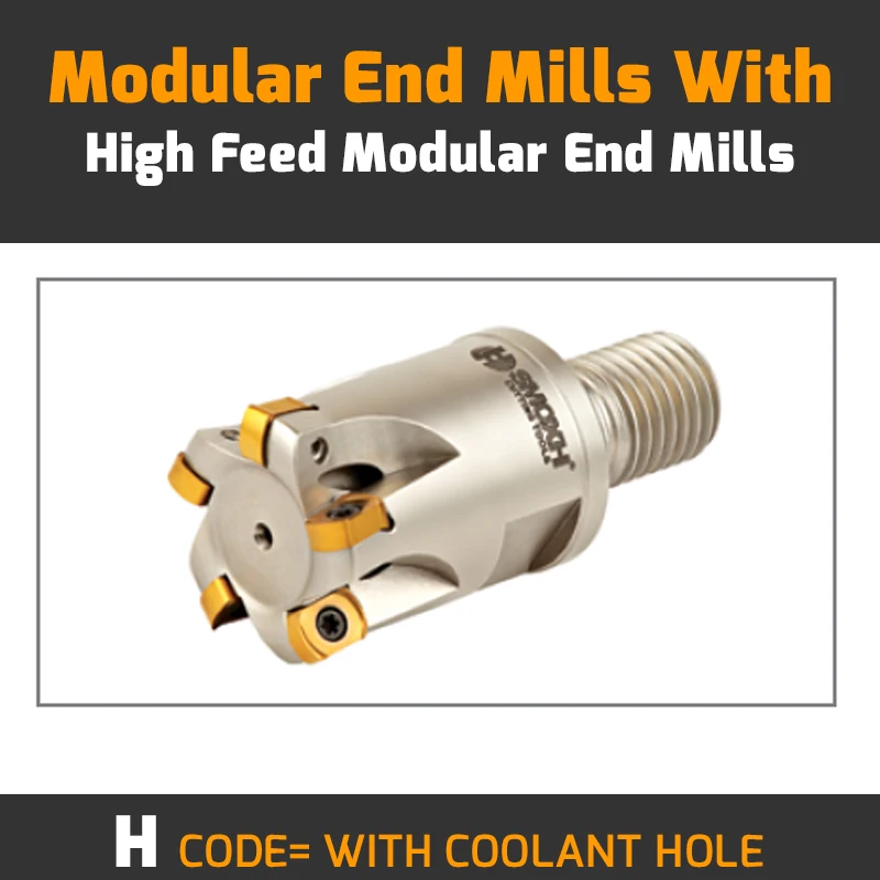 MHT BL06 D25 M12 L35 Z04 H-WITH отверстие охлаждающей жидкости модульные концевые фрезы со сменной вставкой