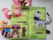 Libro de tela suave para bebés, juguete educativo Montessori para niños de 0 a 12 meses