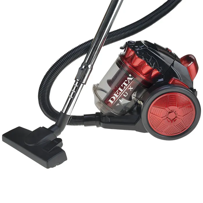 Red Пылесос Delta Lux DL-0830, 2000 Вт - Цвет: Red
