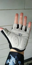 1 par de guantes de ciclismo dedo medio Anti-Slip Anti-sudor de Gel de montar en bicicleta guantes Anti Shock MTB Carretera de montaña guantes deportivos de moto
