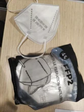 Mascarilla facial FFP2 KN95 con filtración, máscara respiradora, protectora de la boca, antigripal