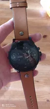 Reloj de cuarzo grande para hombre, cronógrafo con cuerpo de 52mm con pulsera, resistente al agua, con doble hora, estilo militar