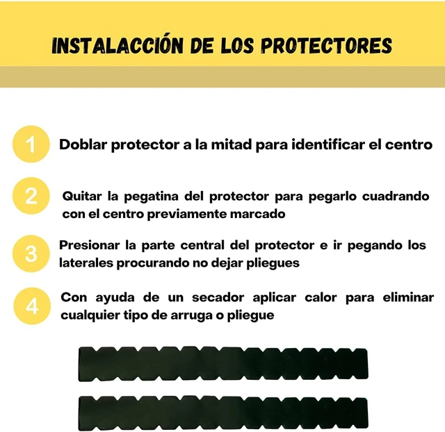 Protector Dentado Pro Elite para Pala de Padel. Protector Pala de Padel.  Fabricado en España.