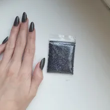 Pigment-Polish Nail-Art-Decorations Glitter-Powder-Flakes Manicure Gold Silver Chrome