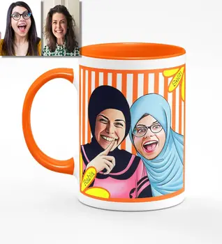 

Personalized Turbans Caricature Of Orange Mug cup 37 t735