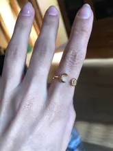 Anillos de tendencia para mujeres y niñas, parejas, ajustables, Vintage, cara de luna y sol, acero inoxidable, regalo estético de San Valentín para boda