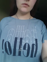 Collar con colgante de Plata de Ley de 22x21mm para hombre y mujer, Gargantilla con colgante de Color plateado