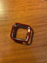 Para carcasa de reloj Apple 44mm 40mm Watch cuero, iWatch 42mm 38mm amortiguador suave TPU Protector apple watch Serie 6 5 4 3 SE Accesorios