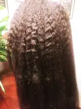 30 pulgadas recto rizado medio malla con división peluca 180% densidad brasileño cabello humano Pre arrancado con el pelo del bebé Remy sin costuras para las mujeres