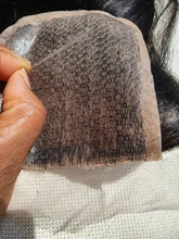 Extensiones de cabello humano con encaje para mujer, accesorio capilar liso de piel sintética con Base de seda 4x4, cierre de cuero cabelludo falso 100% Remy brasileño, prearrancado de 20 pulgadas