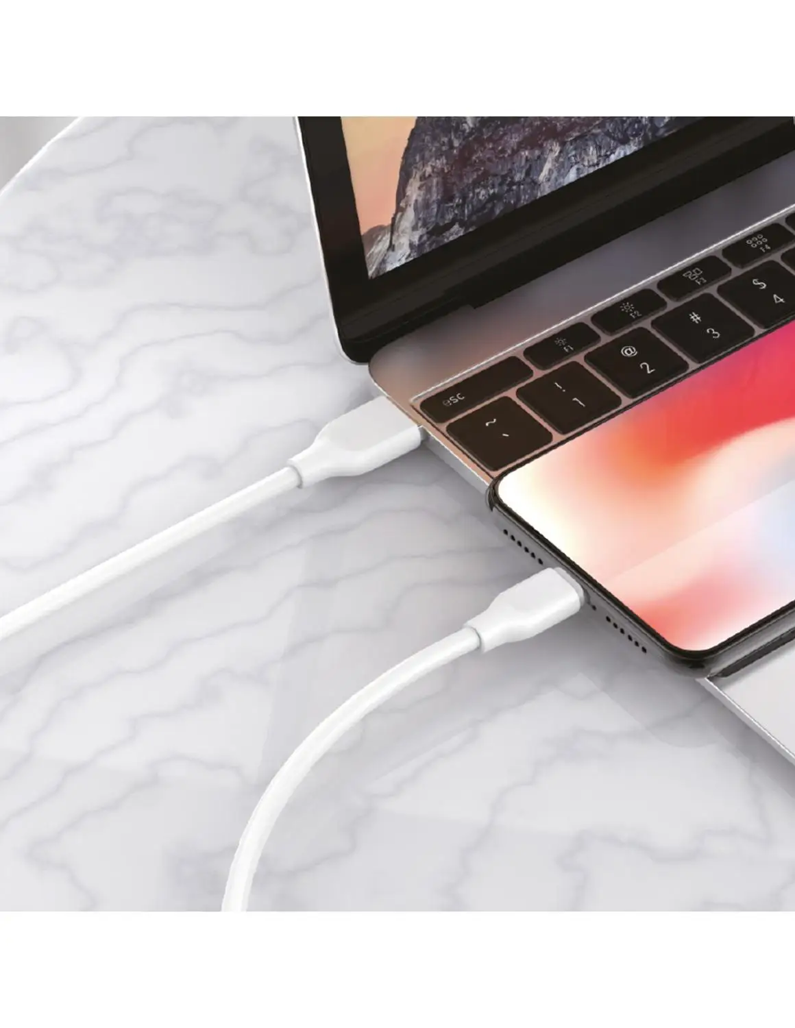 Кабель Cargador para iPhone con 1 2 M 6 7 8 X XR XS Max Carga rаpida 2.4A|Зарядные устройства| |