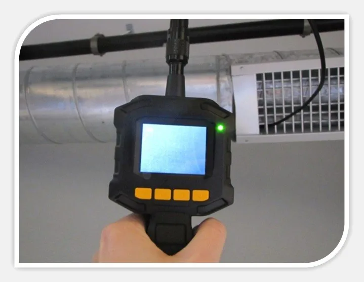  ENDOSCOPIC CAMERA WITH MONITOR 4 LED LIGHT CABLE FLEXIBLE PROBE INSPECTION